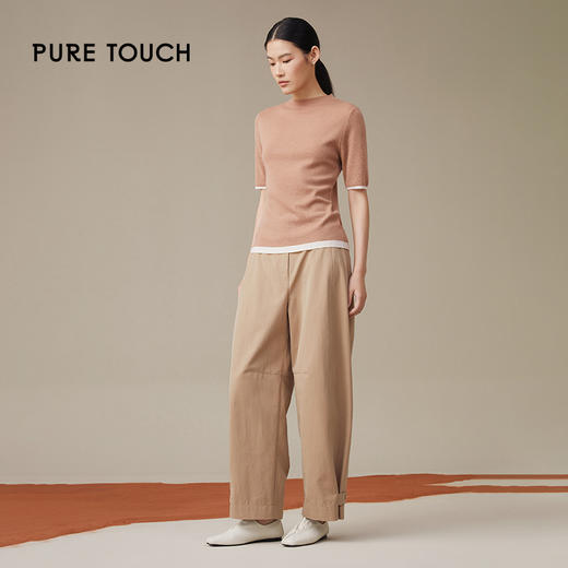 pure touch女士秋季卡其色女香蕉裤1357243336 商品图2