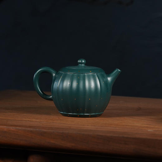 龙德堂陶艺 汤宣武制《一鼓作气》苏门答腊青 275cc 库存请咨询客服 商品图1