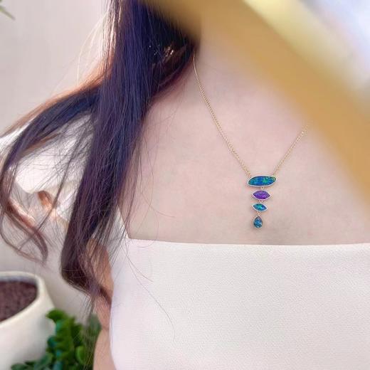 3.7ct 欧泊项链 商品图4