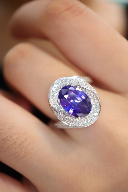 3.06ct 蓝宝石戒指 商品图8