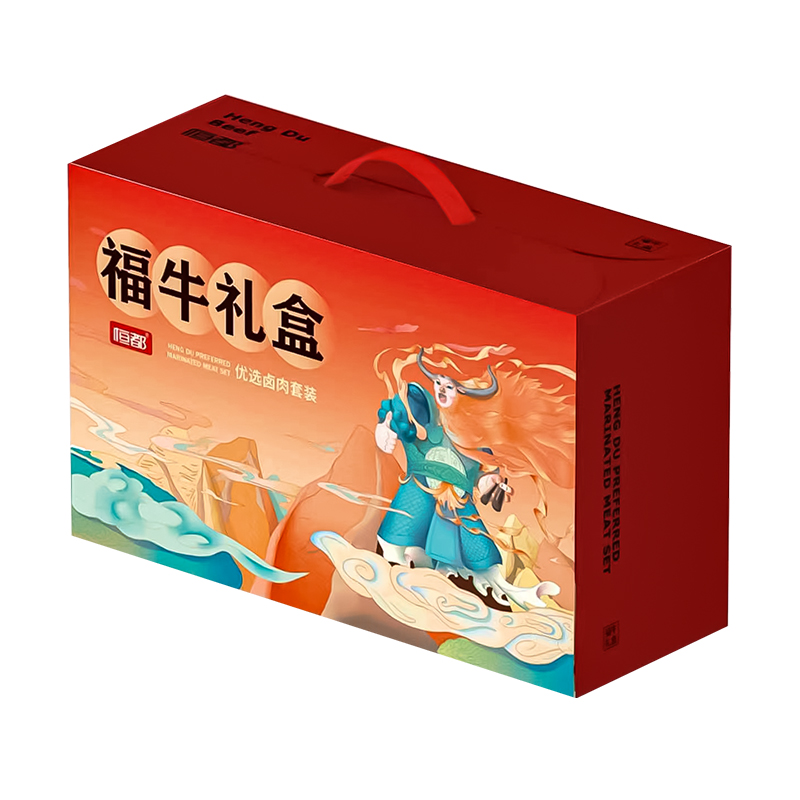 休闲食品福牛礼盒（35CM*22CM*14CM）