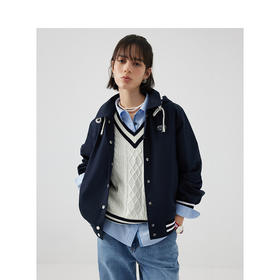 TeenieWeenie小熊字母连帽外套女秋季外套TTJJ243801P