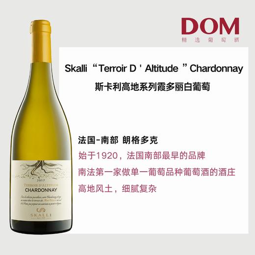 斯卡利高地系列霞多丽白葡萄 Skalli Terroir D＇Altitude Chardonnay 商品图0