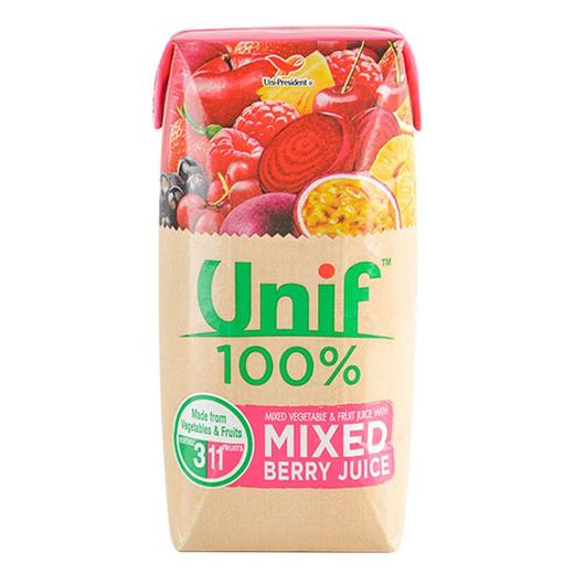 Unif100%多种莓果复合果蔬汁200ml/盒 商品图0