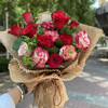 【永恒浪漫】11朵精品红玫瑰➕8朵苹果杰克玫瑰精美高端花束 商品缩略图0
