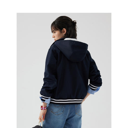 TeenieWeenie小熊字母连帽外套女秋季外套TTJJ243801P 商品图4