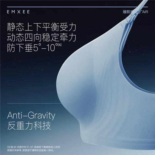 【内衣内裤专场】EMXEE嫚熙反重力Air孕妇哺乳内衣夏季轻薄款聚拢孕期产后喂奶专用文胸 商品图3