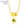 新中式黄金竹节吊坠足金节节高升中国风吊坠一款多戴女士礼物MEMORA诗普琳HPE21501（线上专供） 商品缩略图3
