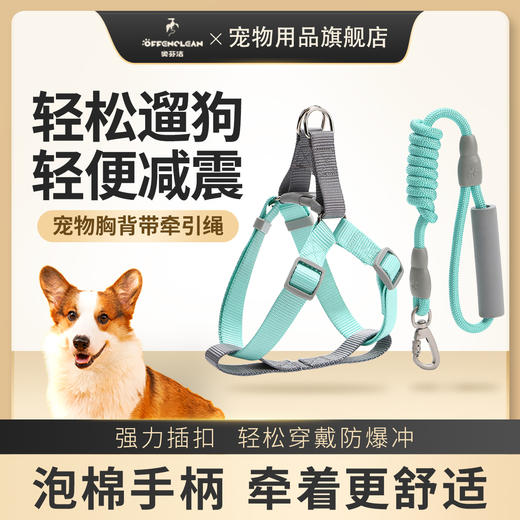 奥芬洁马卡龙色系宠物狗狗牵引绳 商品图1