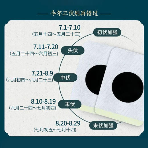 心选丨北京同仁堂内廷上用艾草三伏贴20贴/盒 商品图4