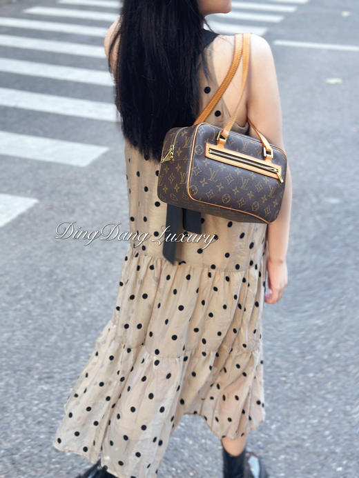 LV 中古 开口笑 老花 手提 单肩包 商品图1