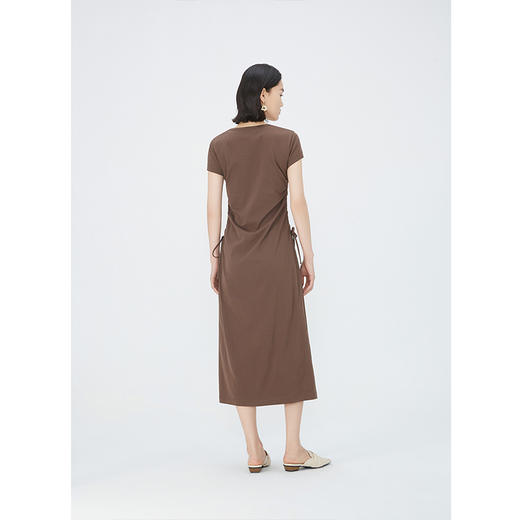 NEELLY2024新款收腰夏季短袖法式高端气质连衣裙N24061Y01198 商品图3