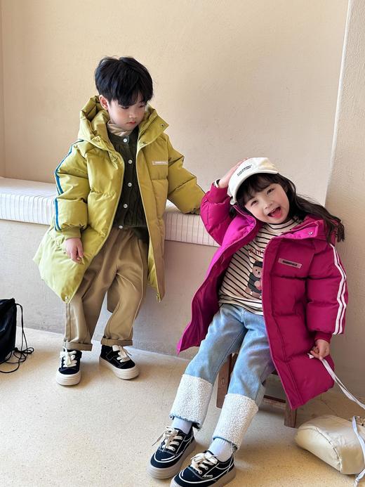 反季清仓第一波！俊淳韩国KR中长款连帽加厚羽绒棉服 商品图5