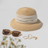 CX259疯帽子 拉菲草帽渔夫帽盆帽灯罩帽时尚遮阳防晒出游百搭女24新夏 商品缩略图2