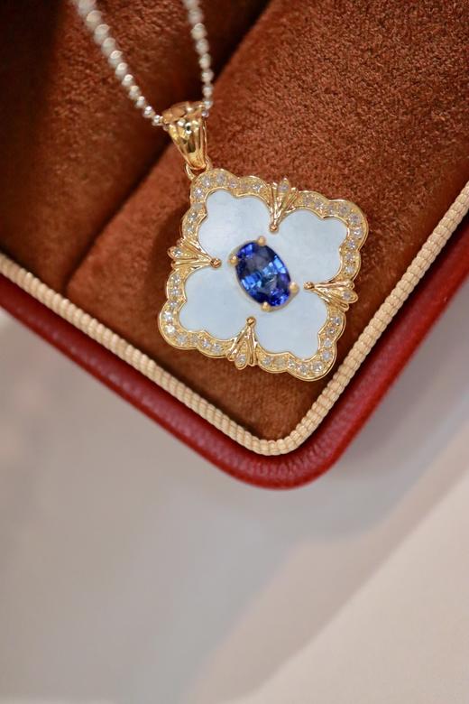 0.56ct 蓝宝石吊坠 商品图1