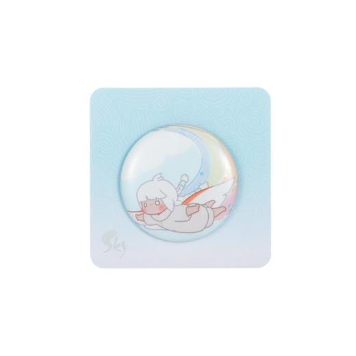 Sky纽扣徽章 - 彩虹尾迹 商品图1