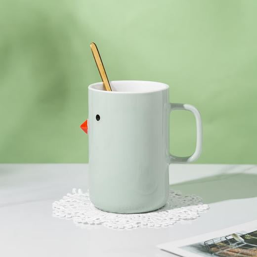 悠然小鸟红点马克杯 商品图1