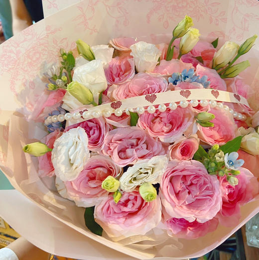 【仙女的花】21朵洛神玫瑰主题精美时尚花束 商品图0