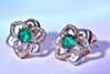 【绽放】祖母绿耳钉-CB12304130 商品缩略图5