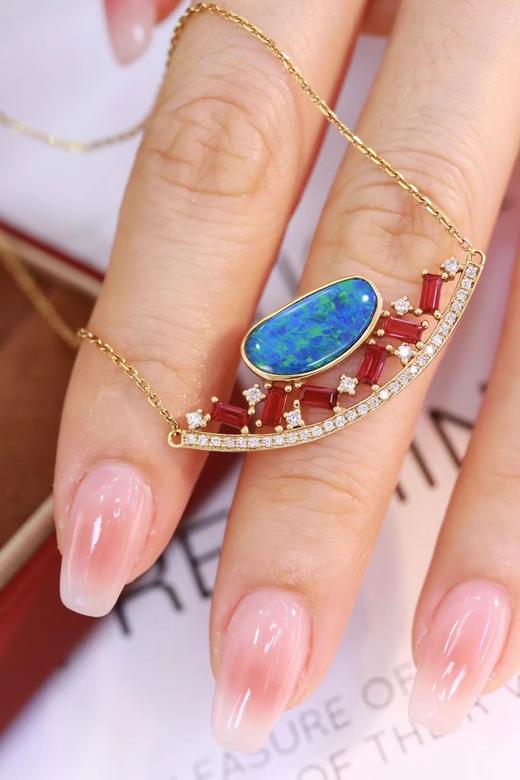 2.6ct 欧泊项链 商品图5