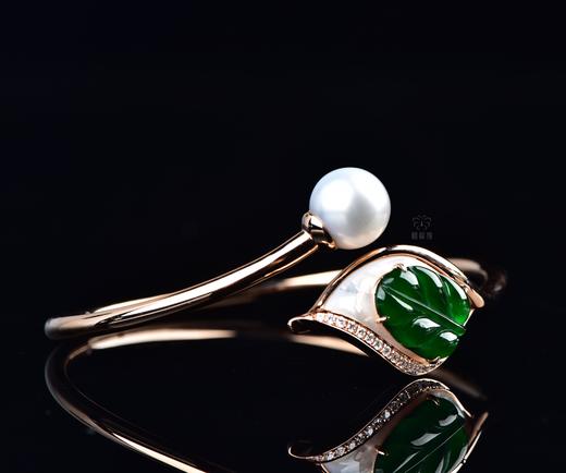 【金枝玉叶】翡翠珍珠手环-SZ12405035 商品图5