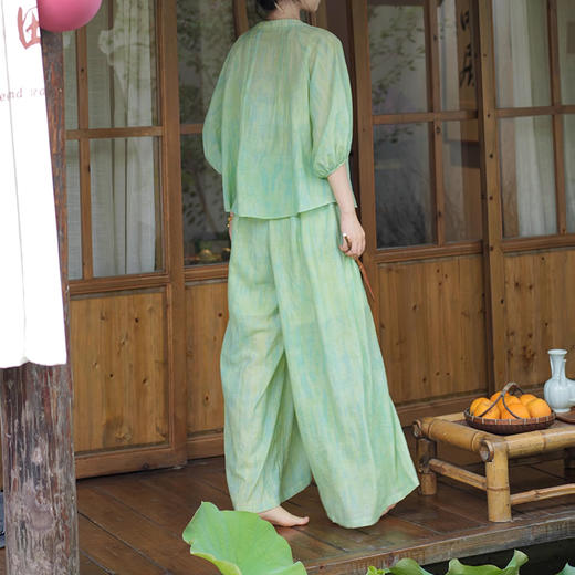 裁缝学苑AS284国风衬衫上衣＋大摆半裙阔腿裤纸样女装套装样板 商品图3