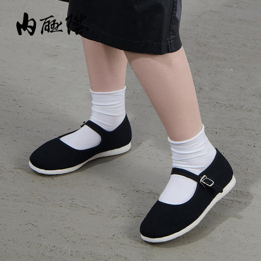 内联升女鞋手工单鞋千层底礼服呢加密一代 8201A/FA 商品图2