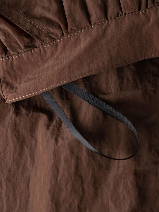 COCO ZONE 夏季薄款褶皱感半身裙休闲显瘦A字裙CC1C1575 商品图9