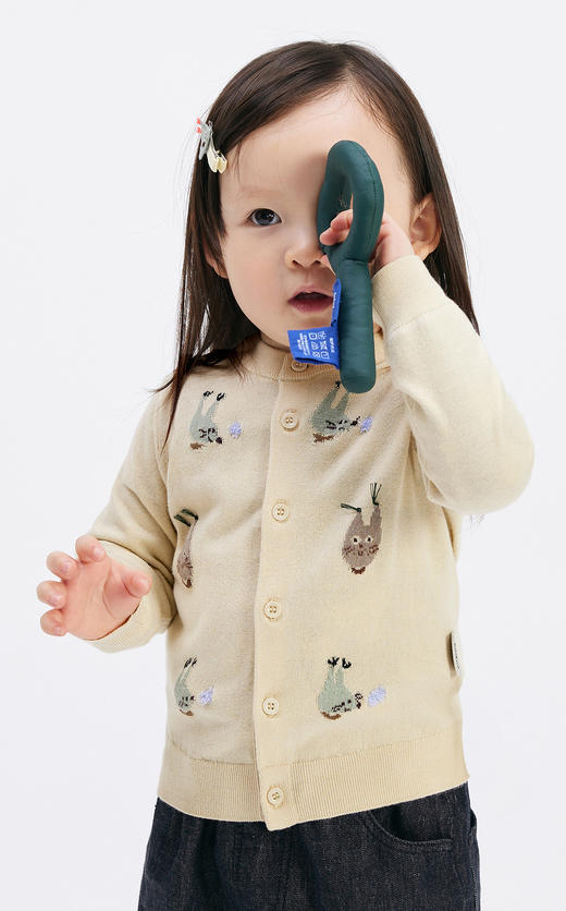 Jnby 24年秋款  短款开襟针织衫  YO7310870 商品图3