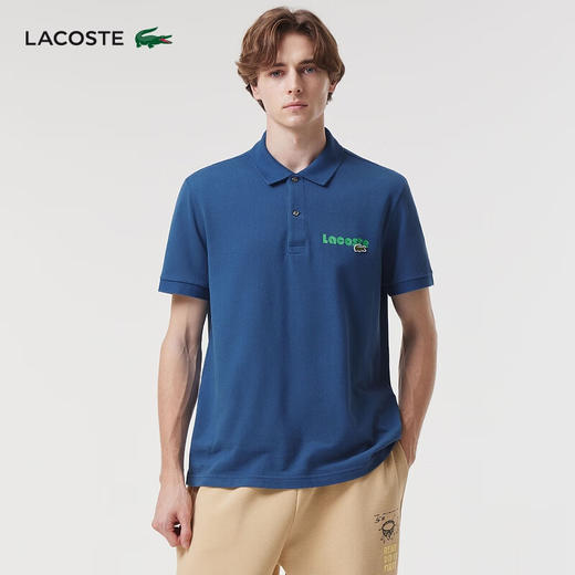 【海南专供价】Lacoste法国鳄鱼男装新款男士POLO衫舒适简约短袖PH0786-98 商品图7
