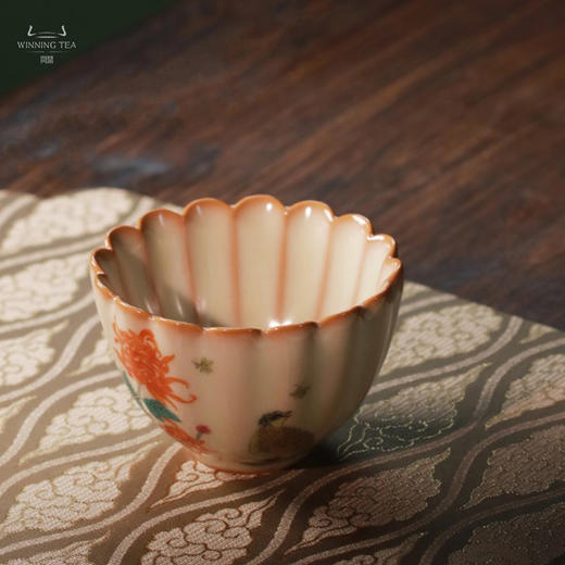 龙泉问鼎彩绘哥窑蕊香杯（似水年华）（缺货） 商品图2