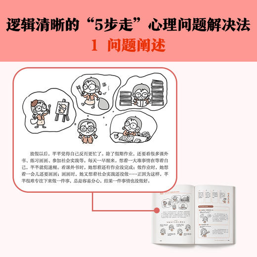 《小学生心理学漫画第二辑：专注力》，漫画还原38个专注力问题，从“认识专注力”到“提供训练专注力的方法”，帮助孩子解决实际问题（6-12岁） 商品图6