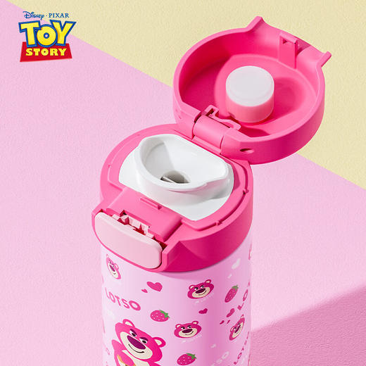 迪士尼儿童保温杯食品级316不锈钢水壶粉色米奇男女小学生直饮杯喝水杯430ml 商品图3