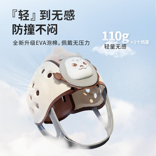 【冬日暖拥】曼龙mloong防摔神器宝宝护头婴儿防摔帽儿童学步帽头部保护透气防撞头盔 商品图4