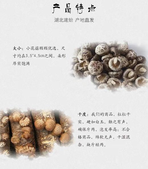 恩施 黄四姐 高山花菇250g/袋 商品图1