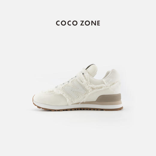 COCO ZONE 设计感须边字母休闲鞋百搭通勤女鞋CC2C1294 商品图0