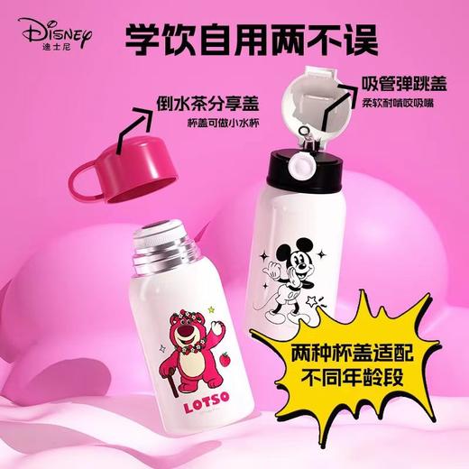 DISNEY迪士尼儿童水杯580ml吸管杯宝宝保温杯婴儿夏季杯儿童保温水杯 米奇保温杯 商品图2