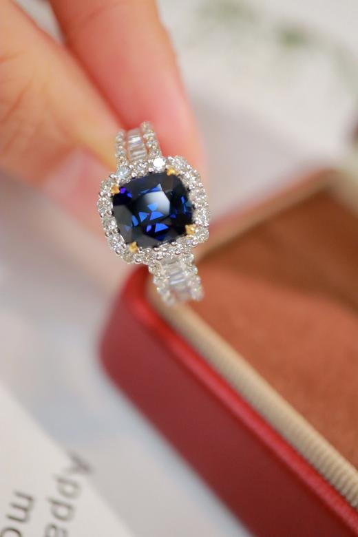 2.2ct 蓝宝石戒指 商品图5