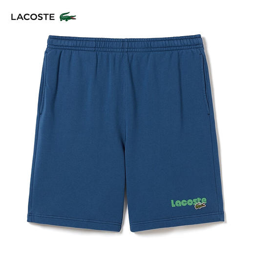 Lacoste法国鳄鱼男装新款男士短裤纯色运动休闲短裤GH7526-10 商品图2