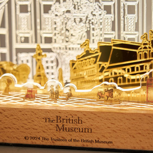 大英博物馆 欧洲文化艺术系列 热气球 亚克力 分层小夜灯 摆件 商品图3