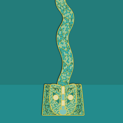 绿松石龙形器冰箱贴 商品图2