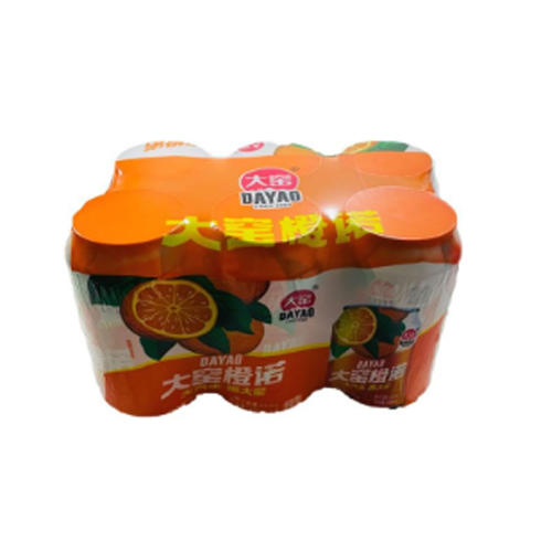 大窑橙诺橙味果汁汽水330ml*6 商品图0