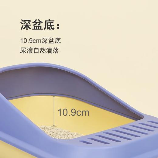 猫砂盆超大号幼猫半全封闭防外溅小号防带砂猫厕所猫沙盆猫咪用品 商品图3