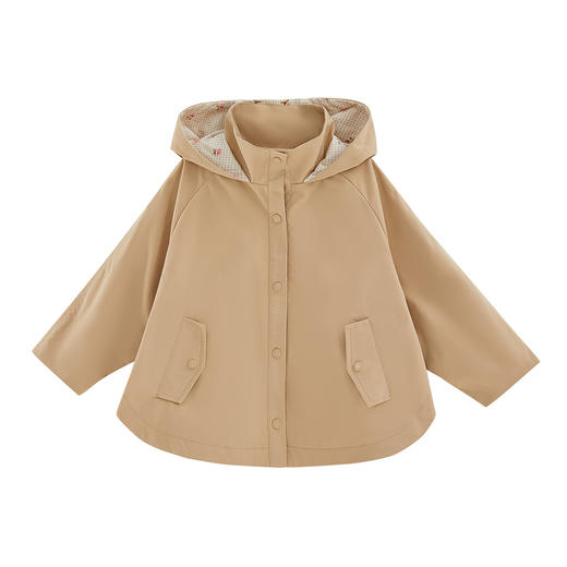 笛莎Deesha 童装女童2024秋季新款小童外套风衣 商品图0