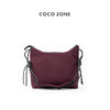 COCO ZONE 设计感拉链纯色单肩包休闲通勤包包CC2C1284 商品缩略图1