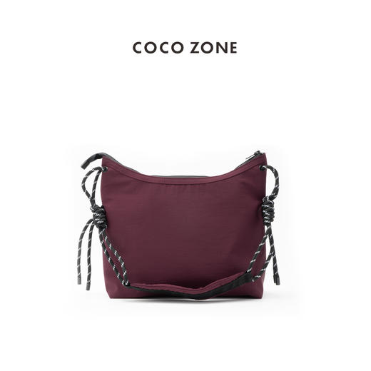 COCO ZONE 设计感拉链纯色单肩包休闲通勤包包CC2C1284 商品图1
