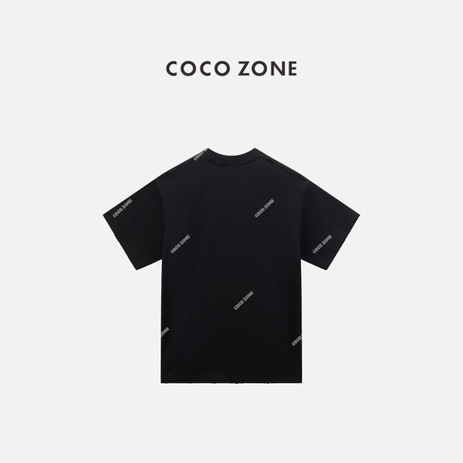 COCO ZONE  美式字母印花短袖T恤显瘦圆领上衣CC2C1325 商品图1