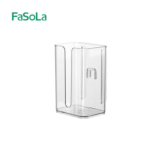 FaSoLa卫生间纸巾盒厨房壁挂式免打孔多功能洗脸巾收纳抽擦手纸盒 商品图5
