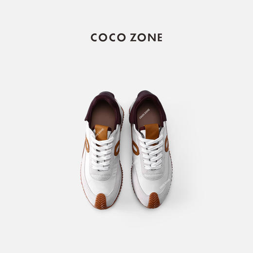 COCO ZONE 2024时尚厚底系带休闲鞋百搭透气阿甘鞋CC2A0138 商品图0