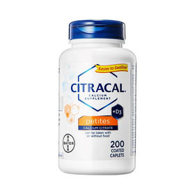 CITRACAL拜耳钙片美信柠檬酸钙片200粒【exp2025/8/1】